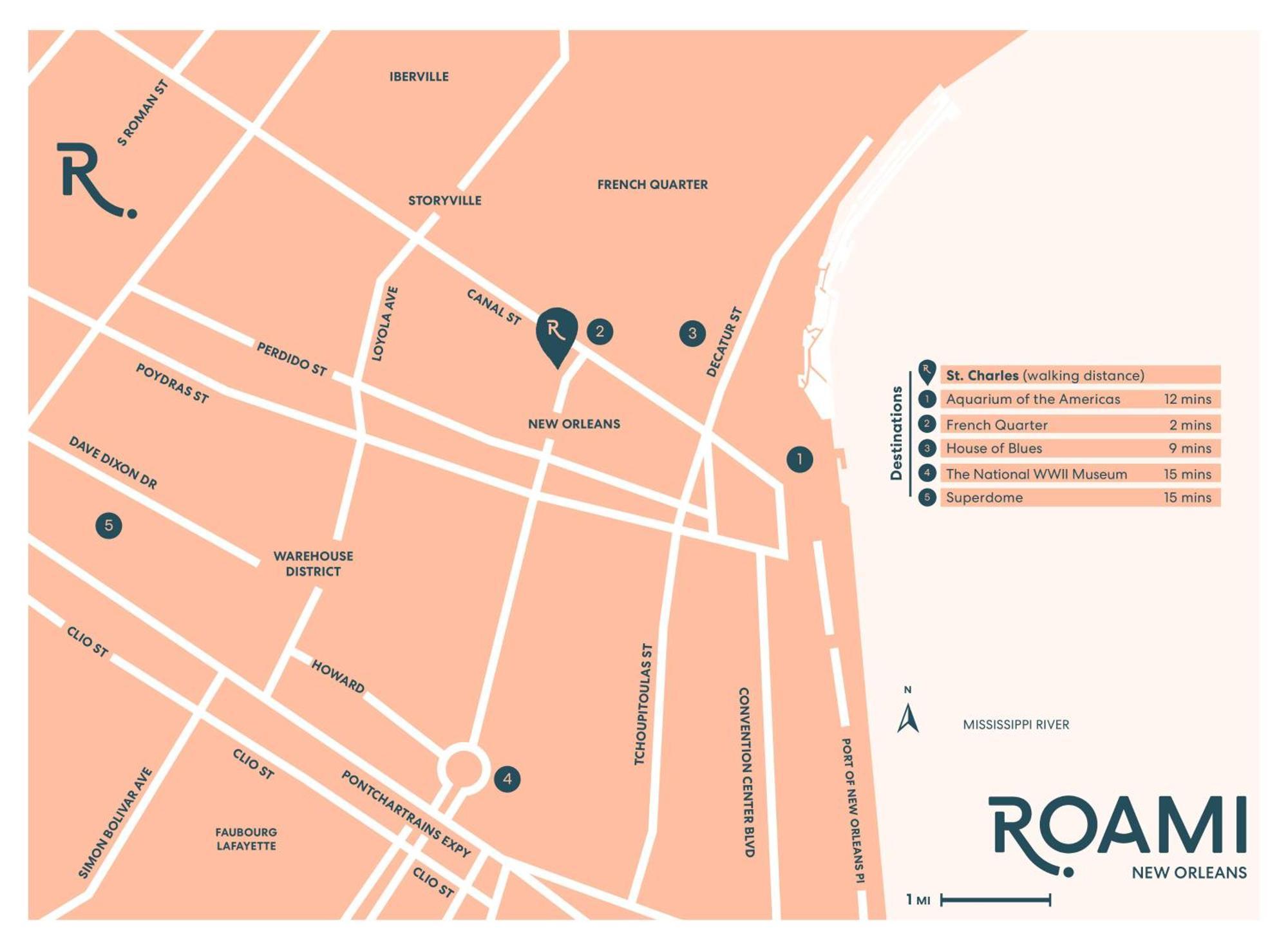 Appartamento Roami At St. Charles New Orleans Esterno foto